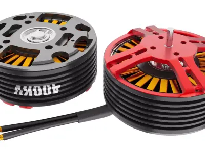 Brushless DC motor 3D model