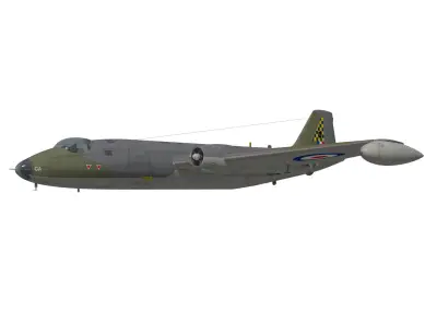 English Electric Canberra B6 3D model