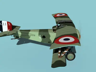 Nieuport 11 VHP V12 3D model