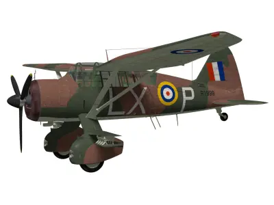 Westland Lysander MkII 3D model