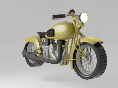 Motorcycle TIZ AM-600 3D model