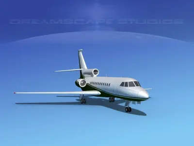 Dassault Falcon 900 V09 3D model