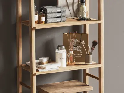 bath room accessoreis04 3D model