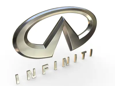 infiniti logo 3D model