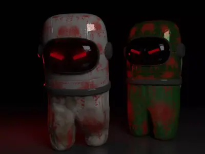 Among us 3D model get