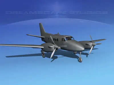 Beechcraft C-6 Transport VBM 3D model