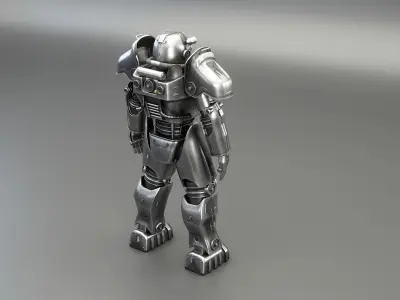 Post Apocalyptic Power Armor TV-2 3D model