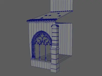 Arcade module Low-poly 3D model