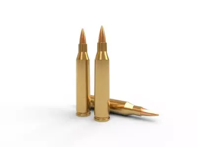 56x57mm Ammo Low-poly 3D model