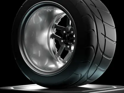 weld racing beadlock wheels 3D model