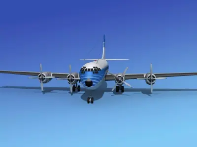 Boeing 377 Corporate 4 3D model
