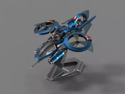 Banshees RE-Design StarCraft2 3D print model