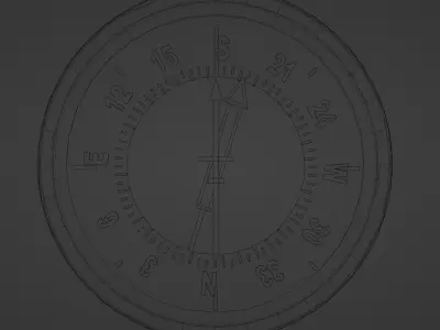 Radio magnetic Indicator 3D model