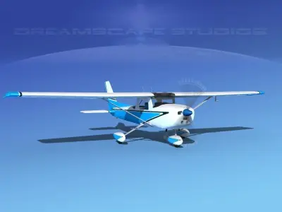 Cessna 150 Aerobat V09 3D model