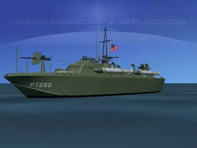 Higgins Class PT Boat PT650 3D model