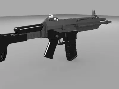 acr bushmaster Low-poly 3D model