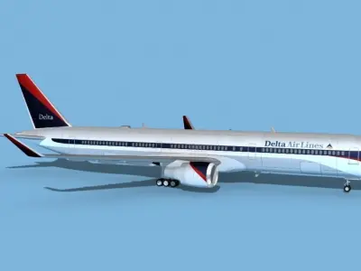 Boeing 767-400 Delta 2 3D model