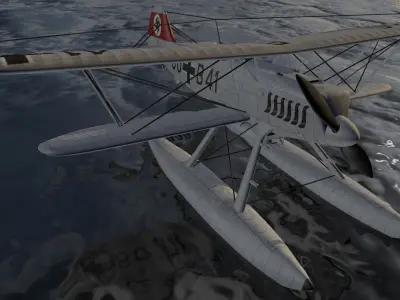 Heinkel He-51 B-2 3D model