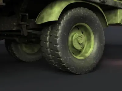 Opel Blitz Holzgas Truck Free 3D model