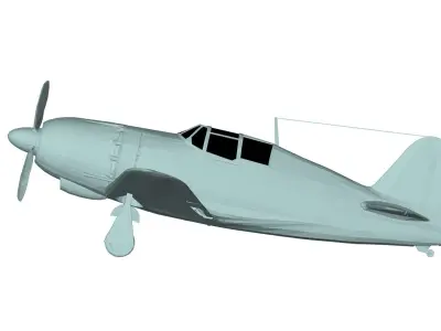 Mitsubishi J2M 3D model