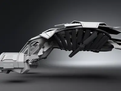 The Bat Copter scale model 3D print model