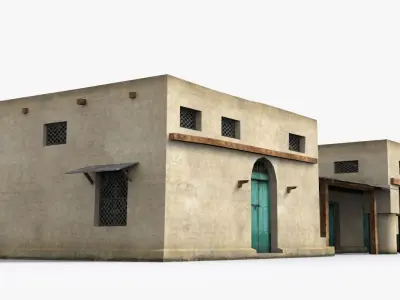 Arab x11 Low-poly 3D model