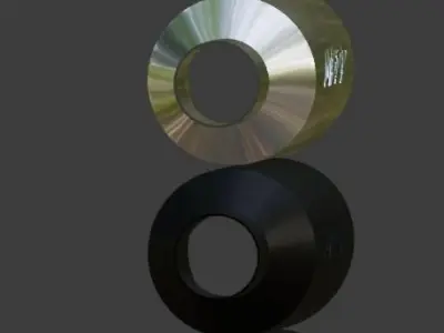 Simple MBRP Exhaust TIp Low-poly 3D model