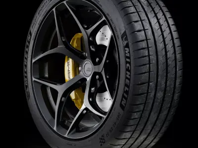 Michelin Pilot Sport 4S 285 40 ZR22 110Y XL MO1 3D model