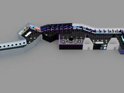 Enterprise Showroom A high quality Enterprise Showroom 3D model