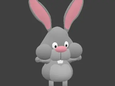 Easter Bunny 3D model