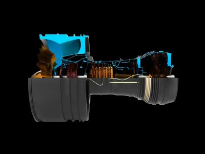 CFM56 International 3D print model