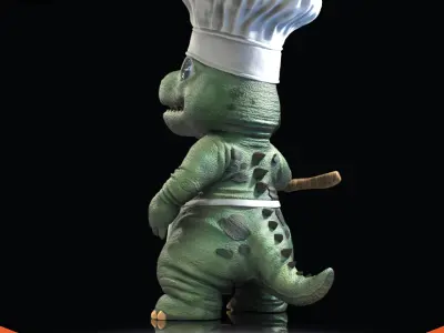 DINO CHEFF - V018 1 3D print model
