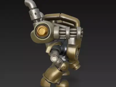 Metal Slug Robot 01 3D print model