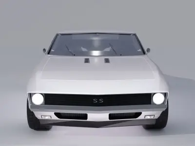 Chevrolet Camaro ss 1967 Free 3D model
