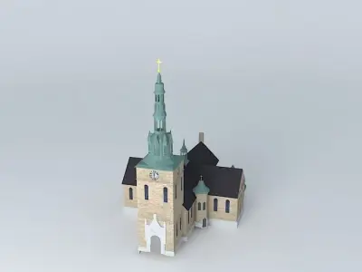 Oslo Cathedral Free 3D model