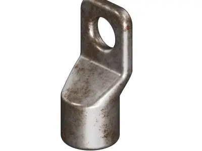 Rusty Electrical Cable Lug 3D model