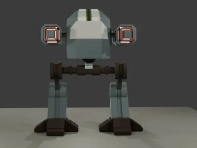 low poly tanks Low-poly 3D model