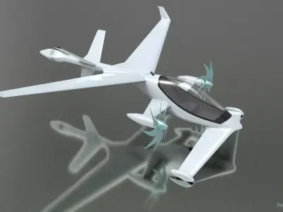 vtol concept Free 3D model
