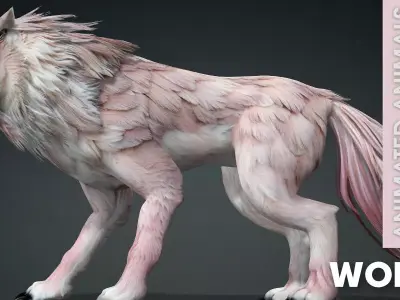 Wolf B1 Free low-poly 3D model