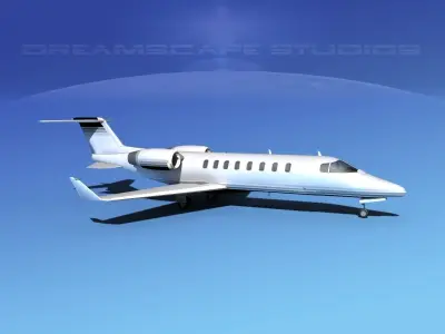 LearJet 45 V04 3D model