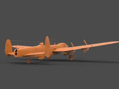 Avro Lancaster 3D print model