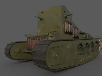 Mk  A Whippet 3D model