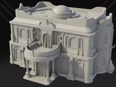 Palace for Tabletop RPGs 3D print model