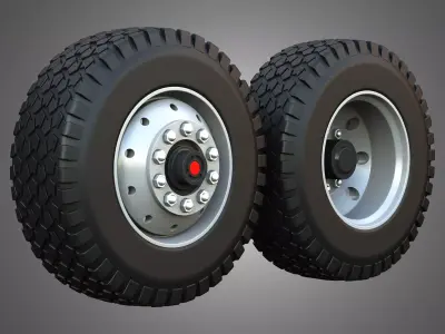 Markos Special Wheels and Tires MSWT -4 3D model