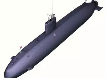 Submarine - Trafalgar Class - 3D model