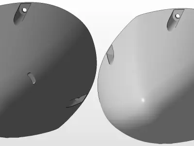 Nose Clean without cam hole - for Flyghtory Stallion 3D print model