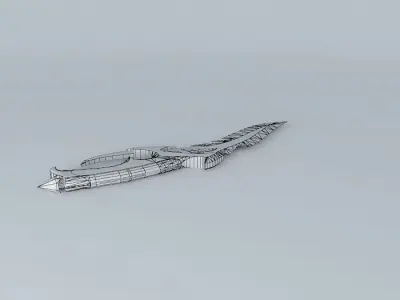 Gil Hibben Knife Free 3D model