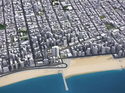 Fortaleza Low-poly 3D model