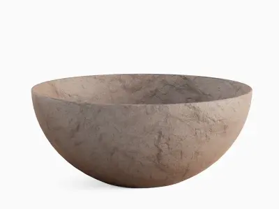 Medieval Bowl 04 Low-poly 3D model