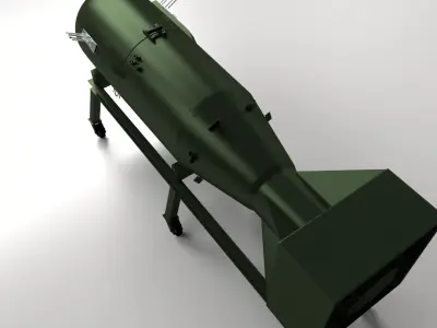Little Boy Atomic Bomb 3D model